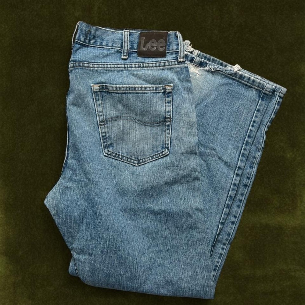 Vintage Y2K Lee Regular Fit Straight Leg Jeans - Modern 36x31 - Picture 8 of 8